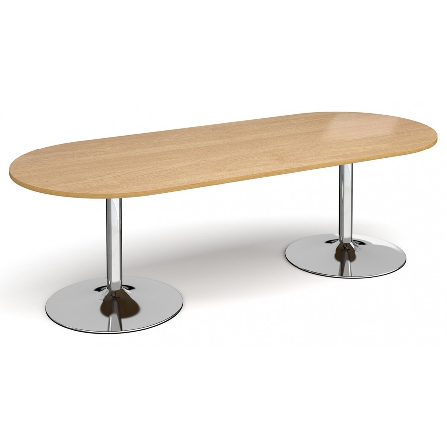 Trumpet Radial End Boardroom Table